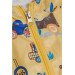 Boy's Raincoat Friendship Themed Animals Patterned (Ages 1-6)