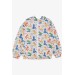 Boy's Raincoat White Color Printed (1-5 Years)