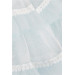 Baby Girl Dress With Tulle Guipure Flower Accessory Light Blue (6 Months-2 Years)
