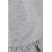 Girl Skirt Shorts Frilly Bow Gray Melange (1.5-9 Years)
