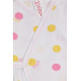 Baby Girl Hospital Release Pack Of 5 Colorful Polka Dot Patterned White (0-3)