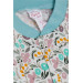 Baby Girl Booties Jumpsuit Floral Pattern Mixed Color (0-6 Months)
