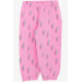 Baby Girl Pajama Set Lightning Pattern Pink (9 Months-3 Years)