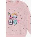 Baby Girl Sweatshirt Unicorn Printed Pink (4 Months-1.5 Years)