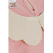 Baby Girl Suit Ruffle Shoulder Brode Collar Embroidered Pink (6-24 Months)