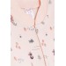 Baby Girl Rompers Forest Themed Girl Patterned Powder (0-3 Months-6 Months)