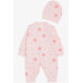 Baby Girl Rompers Point Patterned Powder (0-3 Months)