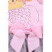 Baby Girl Long Sleeve Dress Silvery Duck Printed Powder (1.5 Years)
