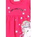 Baby Girl Long Sleeve Dress Unicorn Fuchsia (2-5 Ages)