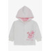 Baby Girl Bodysuit 3-Piece Velvet Set, Cute Bunny Embroidered Ecru (0-9 Months)