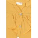Girl's Shirt Frilly Mustard Yellow (5-16 Years)