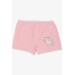 Girl's Boxer Kitty Printed Pink (5-11 Years)