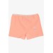 Girl's Boxer Glittery Text Printed Powder (5-11 Years)