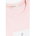 Girls' T-Shirt Short Style Printed Color Pink (9-14 Years)