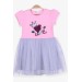 Girl's Dress Embroidered Sequin Powder (3-8 Years)