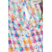 فستان بناتي - بنمط زهور بأزرار ومكشكش من الخلف مختلط الالوان (5-10 سنوات)