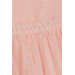 Girl Dress Glittery Tulle Frilly Salmon (3-7 Years)