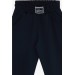 Girls' Sports Pants With Cracked Leg End/Navy (8-14Y)