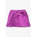 Girl Skirt Bow Purple (6-12 Ages)