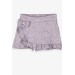 Girl Skirt Shorts Frilly Bow Gray (1.5-5 Years)
