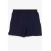 Girl Skirt Shorts Frilly Bow Navy Blue (1.5-5 Years)