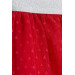 Girl's Skirt Tulle Patterned Elastic Waist Red (1-4 Years)