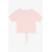 Girl's Flared Tights Crop Set Salmon (5-10 Years)