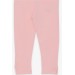 Girl's Capri Leggings With Bow And Slit Powder (6-12 Years)