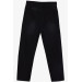 Girl's Jeans Pants Black With Pockets (Age 5-9)