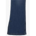 Girl's Jeans With Flared Leg Slits Blue (Age 5-9)