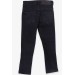 Girls' Black Jeans With Ripped Detail (3-7 Years)