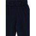 Girl's Trousers Basic Navy (8-14 Years)