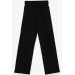 Girl's Trousers Basic Black (8-14 Ages)