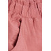 Girl's Trousers With Pockets And Slits Rosehip (8-14 Ages)
