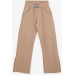 Girl's Trousers With Slits Beige (8-14 Years)