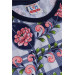 Girl's Pajama Set Floral Patterned Mixed Color (4-8 Years)