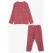 Girls' Pajamas Set Mixed Pattern Pink (3-7 Years)