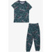Girl's Pajama Set Modern Style Themed Emerald Green (Ages 9-12)