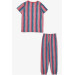 Girl's Pajama Set Polka Dot Patterned Mixed Color (Age 4-8)