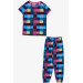 Girl's Pajama Set Colorful Plaid Patterned Mixed Color (Ages 9-14)