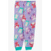 Girl's Pajama Set, Cute Animals Patterned Lilac (Age 1-4)