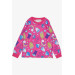 Girl's Pajama Set Smurfs Patterned Fuchsia (Age 1-4)