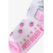 Girl's Socks With Abs Cat Pink (1-6 Years)