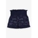 Girl's Shorts Lacy Navy Blue (8-14 Years)