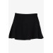 Girl's Shorts Skirt Basic Black (6-12 Years)