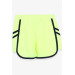 Girl's Shorts Sequin Heart Neon Green (8-12 Years)