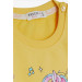 Girl's Sweatshirt Printed Sequin Unicorn Yellow (2-6 Years)