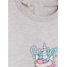 Girl's Sweatshirt Unicorn Printed Beige Melange (9 Months-3 Years)