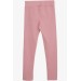 Girl's Tights Basic Pink (9-14 Years)