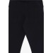 Girl's Leggings Pants With Back Pockets Navy (2-6 Years)